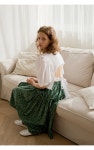 [soonsu 순수] SMALL FLOWER VOLUME SKIRT [W CONCEPT]