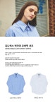 [ANOUTFIT언아웃핏]UNISEX BIGCOLLAR OVERFIT SHIRTS STRIPE [W CONCEPT]