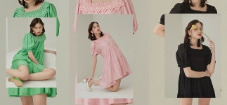 [JULIY&CALLA쥴리앤칼라]JULIY OPS 12 20SS_AquaMarine OPS-Black [W CONCEPT]