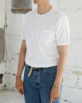 [QUARKAROUND쿼크어라운드]One pocket T-shirt - White [W CONCEPT]