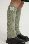 [Moon Lee문리]Heart Wool Leg Warmer_Green [W CONCEPT]