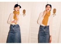 [SILN실른]Lettuce edge stitch knit (IVORY) [W CONCEPT]