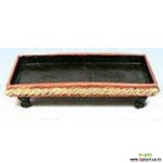 사각 02형 수반 /나라아트/숯화분/화분받침대/화분/석부작/목부작/숯부작/조경용수반/어항/분수대 수반/수경분