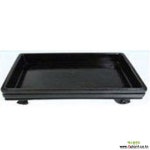 블랙사각수반/나라아트/숯화분/화분받침대/화분/석부작/목부작/숯부작/조경용수반/어항/분수대 수반/수경분