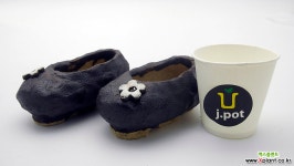 검정색 고무신 수제화분 다육이화분 다육화분