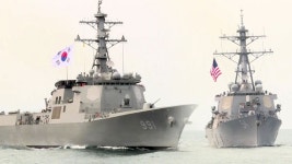 [정치]한미 해군, 적 침투 대비 실사격 훈련 한미 해군, 적 침투 대비 실사격 훈련