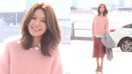 [음악] 수영, 사랑스러운 러블리 패션…핑크빛 여신  수영, 사랑스러운 러블리 패션…핑크빛 여신