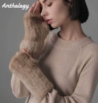 [lotteimall] 밍크 니트 핸드워머 12269796 | 홈쇼핑모아 [lotteimall]  밍크 니트 핸드워머 12269796