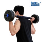 헬스웨이 파워 조립덤벨 롱스틸 연결바 - 에누리 가격비교