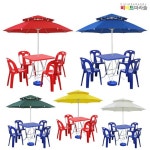 리버그린 2층8각 편의점 파라솔세트 - 에누리 가격비교