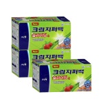 크린랲 크린지퍼백 슬라이딩 21x19cm (소) 55매 [3개(165매)] - 에누리 가격비교