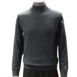 바쏘옴므 F/W 차콜 캐시미어 혼방 모크넥 니트 BSY4WN26ACH - 에누리 가격비교