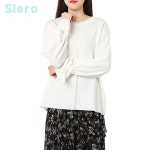 시에로 여성 리본 소매 디테일 루즈핏 니트_SE2KTF269 - 에누리 가격비교