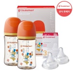 더블하트 3세대 240ml 디자인 트윈팩 젖병2개 + 젖꼭지 2개 - 에누리 가격비교