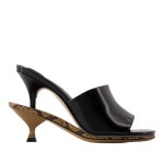 자크뮈스 더블 샌들 243F0160 4308 9BB BLACK LIGHT BROWN - 에누리 가격비교