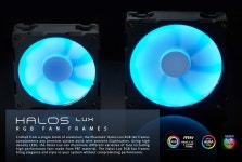 [PHANTEKS] HALOS LUX RGB FAN FRAMES 140 컴퓨터 부품 > PC튜닝용품 > 브라켓/필터/그릴 (주)엘레파츠 HALOS LUX RGB FAN FRAMES 140