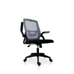 J1284 메쉬 헤드 블랙의자 1color / 디바이스마트 J1284 메쉬 헤드 블랙의자 1color