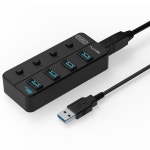 오리코 H4928-U3 (USB허브/4포트) [블랙] ▶ [유·무전원/USB3.0] ◀ / 디바이스마트 오리코 H4928-U3 (USB허브/4포트) [블랙]... 