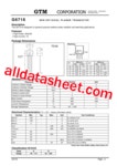 G6718 Datasheet(PDF) - GTM CORPORATION