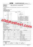 G8551 Datasheet(PDF) - GTM CORPORATION