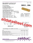 R011 Datasheet(PDF) - celduc-relais