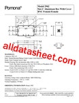 2902 Datasheet(PDF) - Pomona Electronics