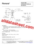 3580 Datasheet(PDF) - Pomona Electronics
