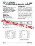 G1559 데이터시트(PDF) - Global Mixed-mode Technology Inc