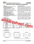 G1563 데이터시트(PDF) - Global Mixed-mode Technology Inc
