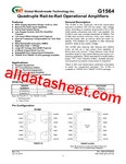G1564 데이터시트(PDF) - Global Mixed-mode Technology Inc