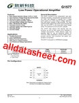 G1577 데이터시트(PDF) - Global Mixed-mode Technology Inc