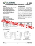 G1584 데이터시트(PDF) - Global Mixed-mode Technology Inc