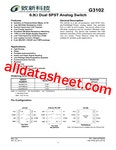 G3102 데이터시트(PDF) - Global Mixed-mode Technology Inc
