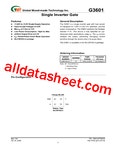 G3601 데이터시트(PDF) - Global Mixed-mode Technology Inc