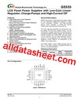 G5535 데이터시트(PDF) - Global Mixed-mode Technology Inc