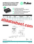 H1113 Datasheet(PDF) - Pulse A Technitrol Company