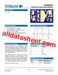 TGA2818 Datasheet(PDF) - TriQuint Semiconductor