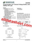 G1572 Datasheet(PDF) - Global Mixed-mode Technology Inc