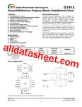 G1412 Datasheet(PDF) - Global Mixed-mode Technology Inc