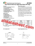 G1224_15 Datasheet(PDF) - Global Mixed-mode Technology Inc