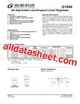 G1084_15 Datasheet(PDF) - Global Mixed-mode Technology Inc