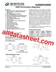 G2998 Datasheet(PDF) - Global Mixed-mode Technology Inc