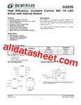 G2620 Datasheet(PDF) - Global Mixed-mode Technology Inc