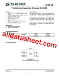 G2132 Datasheet(PDF) - Global Mixed-mode Technology Inc
