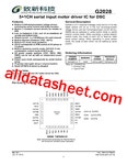 G2028 Datasheet(PDF) - Global Mixed-mode Technology Inc