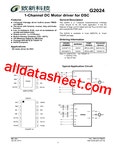 G2024 Datasheet(PDF) - Global Mixed-mode Technology Inc