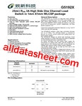 G5192 데이터시트(PDF) - Global Mixed-mode Technology Inc