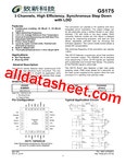 G5175 데이터시트(PDF) - Global Mixed-mode Technology Inc