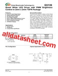 G5139 데이터시트(PDF) - Global Mixed-mode Technology Inc