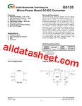 G5135 데이터시트(PDF) - Global Mixed-mode Technology Inc